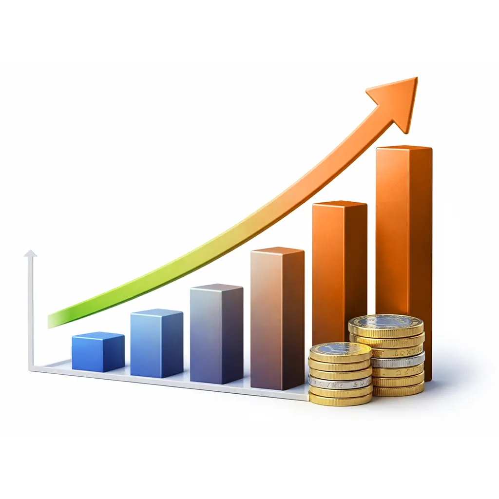 Icono Beneficio Negocio Rentable